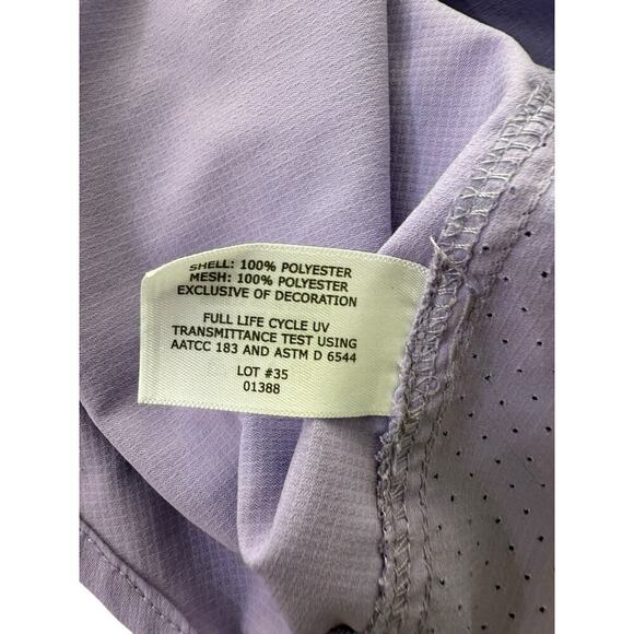 Coolibar Womens Purple UPF 50+ Sun Protection You Wear Button Down Shirt Size 2X - Picture 5 of 5